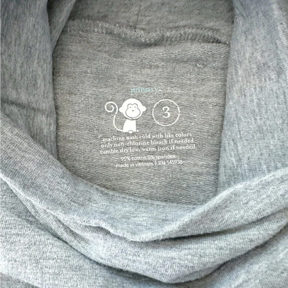 Primary | Funnel Neck Tunic Length Sweatshirts (3) ♥️🩶 - Picture 7 of 7